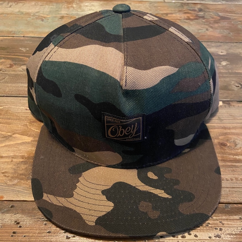 New OBEY Propaganda Camo Hat O/S